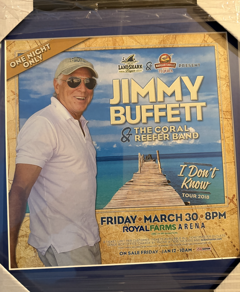 Jimmy Buffett 'Telegraph Post' Tour Poster